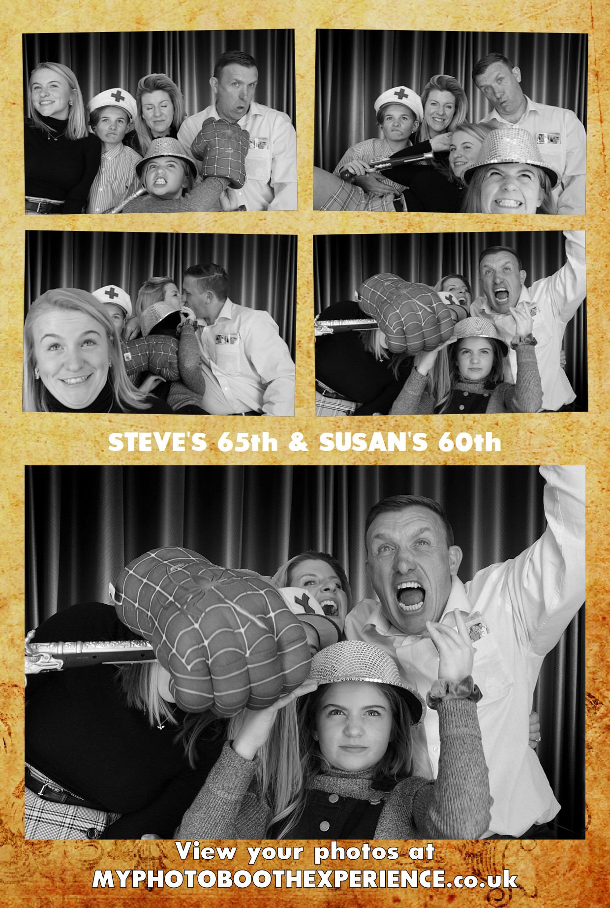 Steve's 65th & Susan 60th Birthday | View more photos from the event at gallery.myphotoboothexperience.co.uk/u/MyPhotoBoothExperienceLtd/Steves-65th-Susan-60th-Birthday